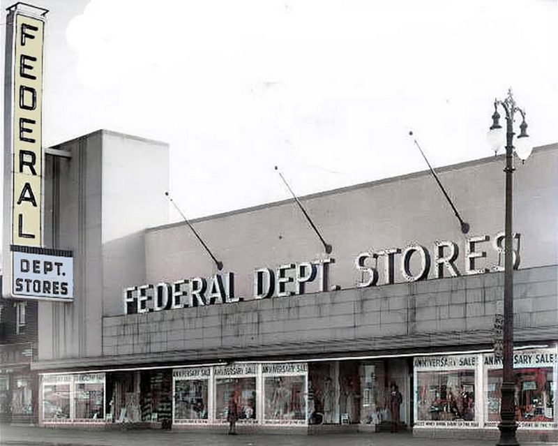 Federals (Federal Department Store) - Wyandotte - 3121 Biddle Ave From Don Gutz (newer photo)